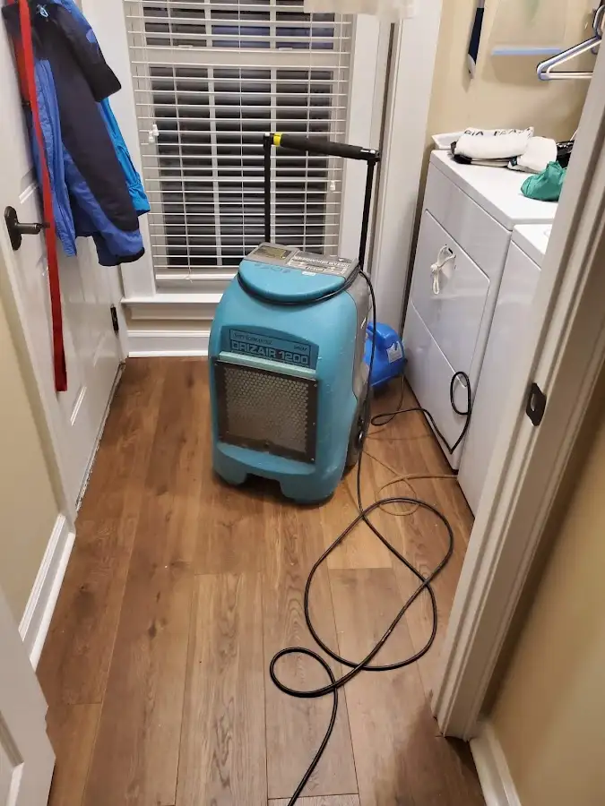 Commercial dehumidifier deployed for Flood Damage Cleanup in Flagstaff